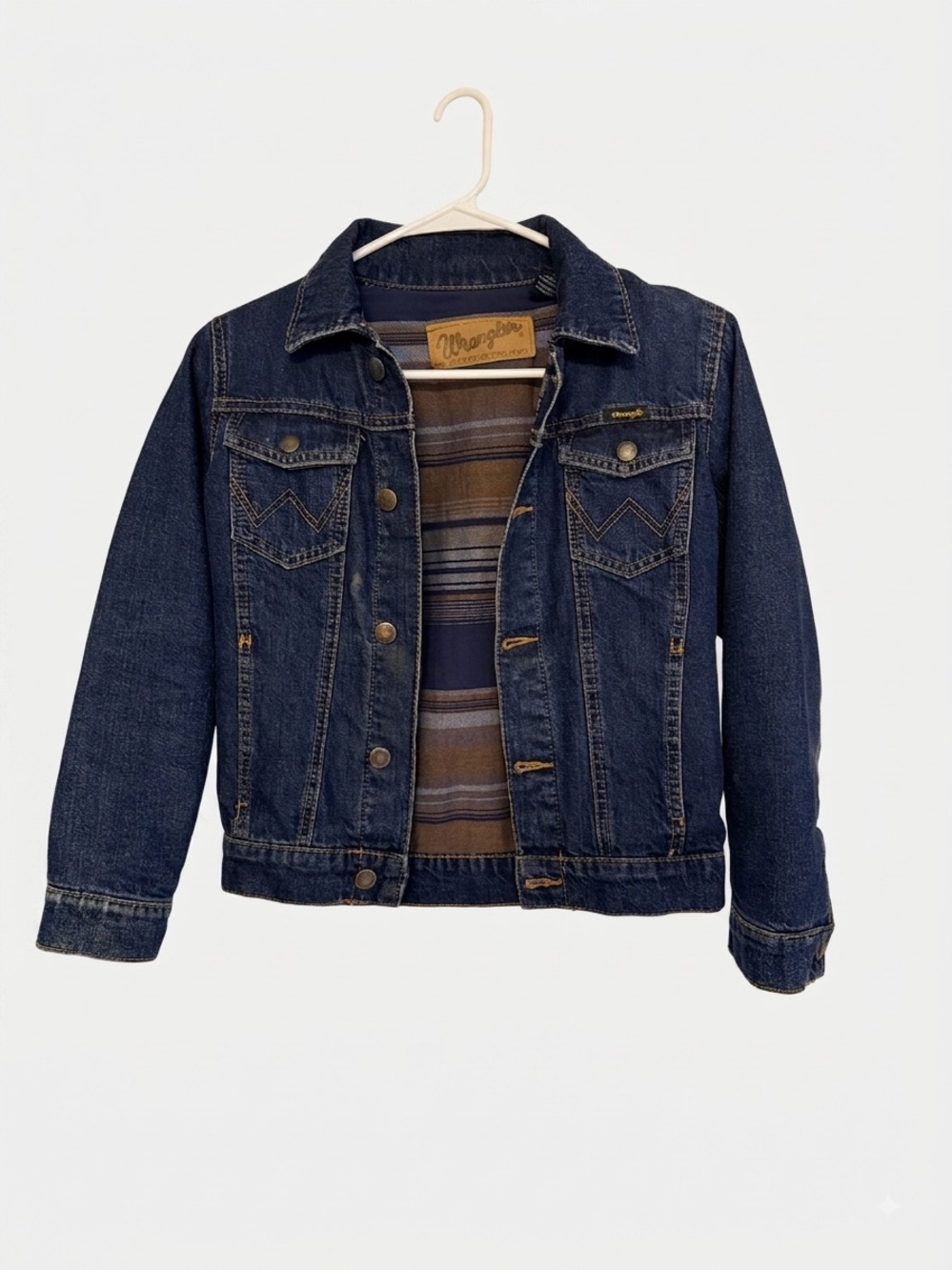 Wrangler Kids Dark Blue Denim Jean Jacket